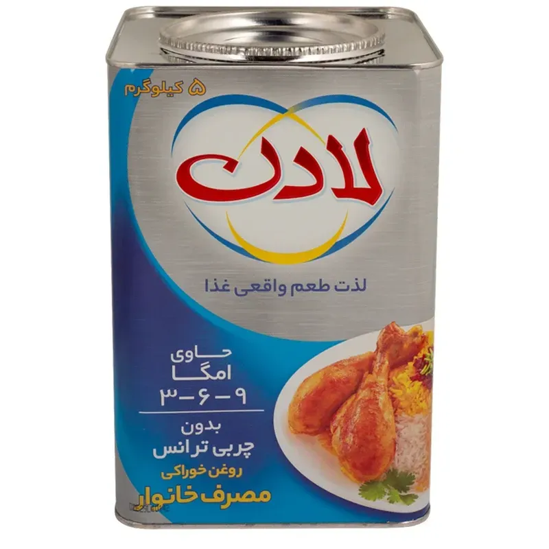 روغن نیمه جامد لادن ۵ کیلوگرمی