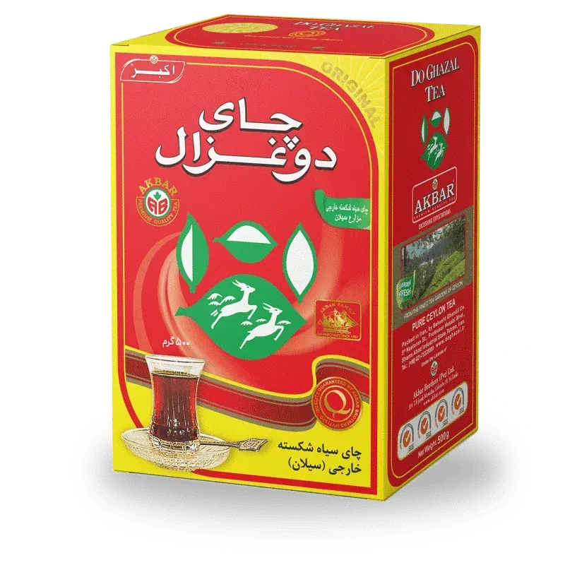 چای سیاه شکسته خارجی دوغزال وزن ۵۰۰ گرم