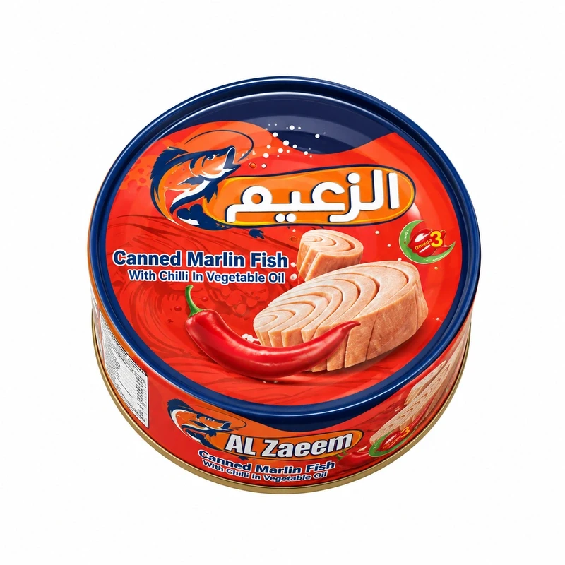تن ماهی چیلی الزعیم ۱۶۰ گرمی
