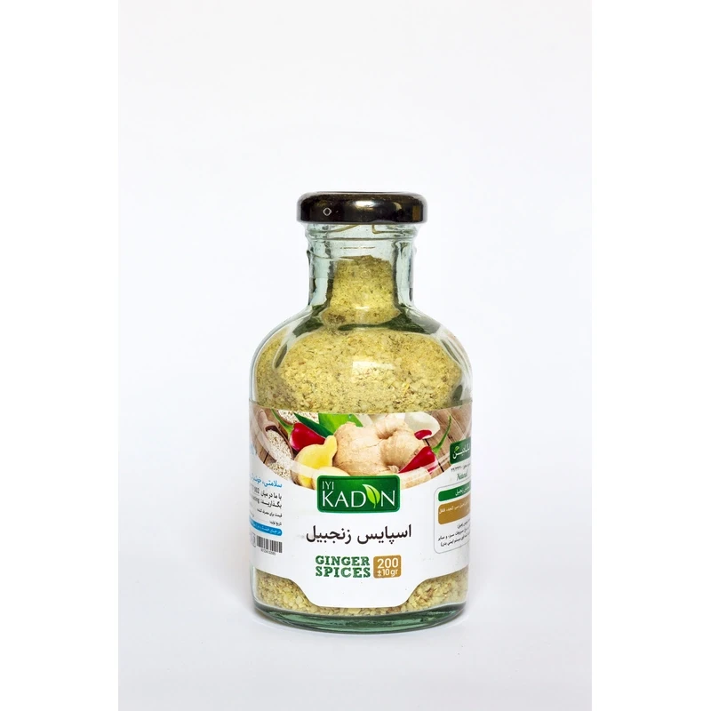 اسپایس زنجبیل کادین شیشه ۲۰۰ گرمی