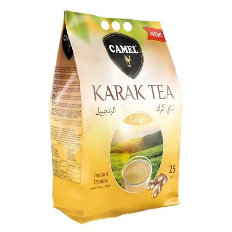 چای کرک کمل با طعم زنجبیل بسته ۲۵ عددی