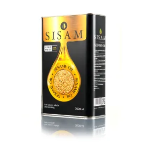 روغن کنجد پرس سرد سی سام قوطی ۳ لیتر