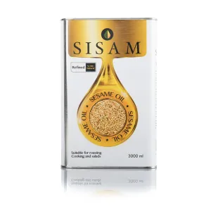 روغن کنجد تصفیه‌شده خوراکی سی سام قوطی ۳ لیتر