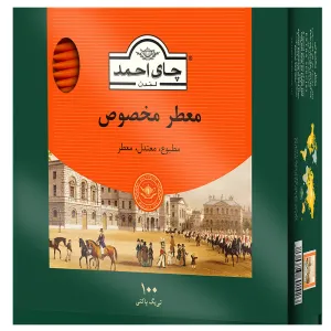چای کیسه‌ای معطر مخصوص احمد تی‌بگ پاکت‌دار ۱۰۰ عددی