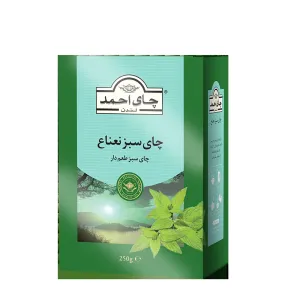 چای سبز با طعم نعناع احمد ۲۵۰ گرمی