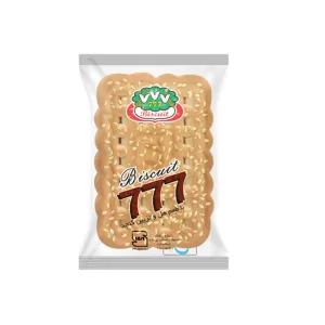 بیسکویت ۳ عددی هل و کنجد ۷۷۷