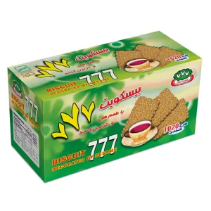 بیسکویت هل و کنجد ۷۷۷ طرح ۱۰۲۰