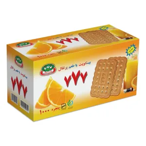بیسکویت پنجره‌ای پرتقالی ۷۷۷ طرح ۱۰۰۰