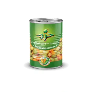 کنسرو سبزی مخلوط خرم