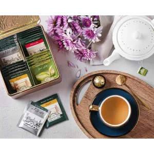 جعبه فلزی چای کیسه‌ای Tea Chest احمد تی‌بگ ۴۰ عددی
