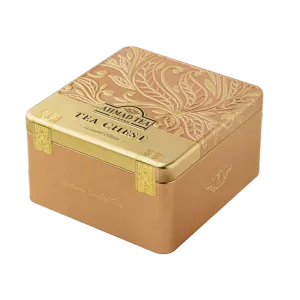 جعبه فلزی چای کیسه‌ای Tea Chest احمد تی‌بگ ۴۰ عددی