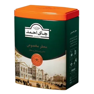 چای معطر مخصوص احمد ۲۰۰ گرمی قوطی فلزی