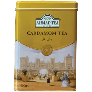 چای هل احمد ۵۰۰ گرمی قوطی فلزی