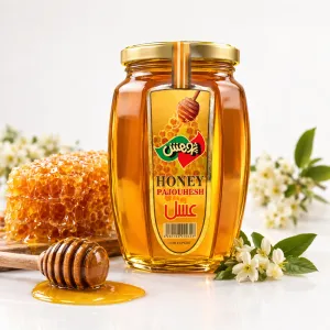 عسل بدون موم پژوهش 500 گرمی