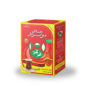 چای سیاه شکسته خارجی دوغزال وزن ۱۰۰ گرم