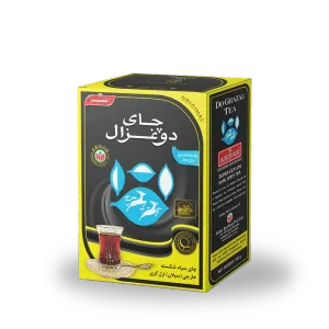 چای سیاه شکسته خارجی ارل گری دوغزال وزن ۱۰۰ گرم