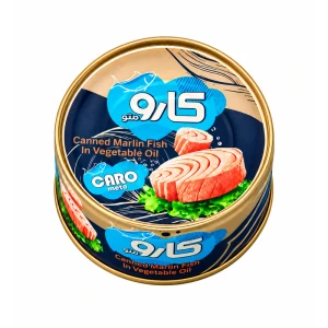 کنسرو ماهی کارو منتو با روغن گیاهی ۱۶۰ گرمی