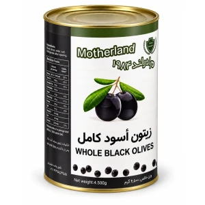 زیتون سیاه با هسته مادرلند ۲۲۰۰ گرمی
