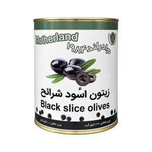 زیتون سیاه اسلایس مادرلند ۱۱۰۰ گرمی