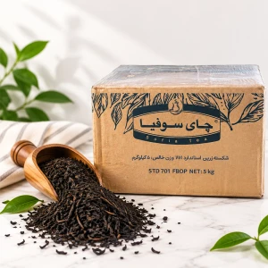 چای فله شکسته زرین استاندارد ۷۰۱ سوفیا کارتن ۵ کیلوگرمی