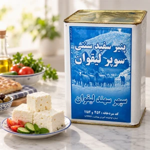 پنیر لیقوان حلب ۱۷ کیلویی (وزن خالص ۱۳ کیلوگرم)