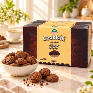 کوکی چی کاکائویی ۷۷۷ بسته ۴۵۰۰ گرمی
