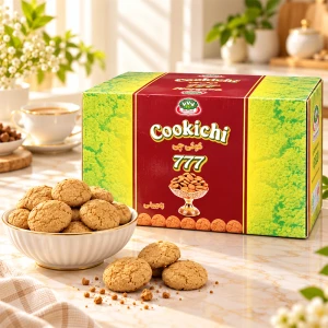 کوکی چی زنجبیلی ۷۷۷ بسته ۴۵۰۰ گرمی