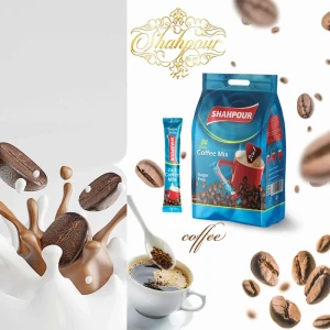 کافی میکس رژیمی 2x1 شاهپور بسته ۲۴ عددی