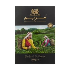 چای سیاه سیلان ارل گری مریم ۵۰۰ گرم