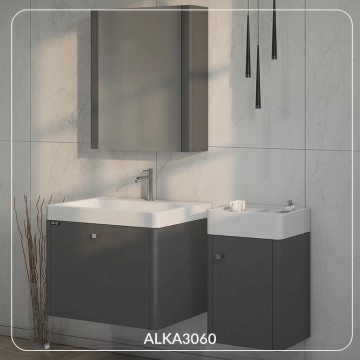 ست کابینت و روشویی کابینتی لاکچری کد 3060