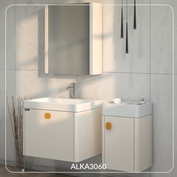 ست کابینت و روشویی کابینتی لاکچری کد 3060