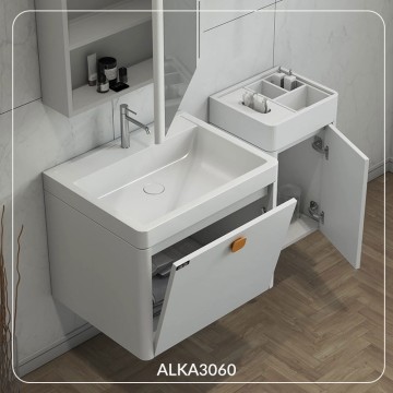 ست کابینت و روشویی کابینتی لاکچری کد 3060