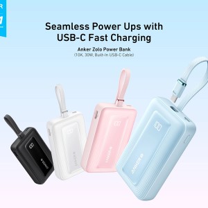 پاور بانک انکر مدل A1688 با ظرفیت 10000 میلی آمپر ساعت ( اصل )