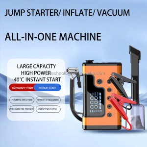 جامپ استارتر و پمپ باد هشت کاره مدل A28