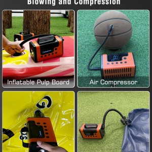 جامپ استارتر و پمپ باد هشت کاره مدل A28