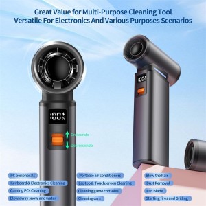 جت فن قدرتمند و شارژی چند کاره مدل Multi-Function Violent Fan F1