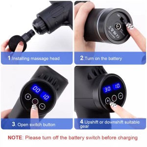 ماساژور تفنگی مدل S3 Pro همراه با کیف