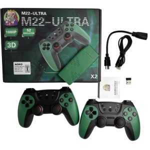 کنسول بازی گیم استیک مدل Game Stick M22 Ultra به همراه دو دسته بی سیم