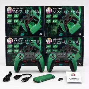 کنسول بازی گیم استیک مدل Game Stick M22 Ultra به همراه دو دسته بی سیم