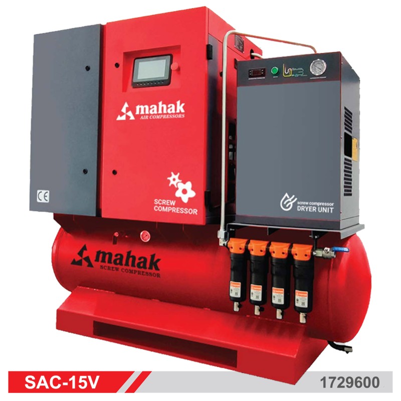 کمپرسور 1000 لیتری اسکرو 15 کیلووات محک SAC-15V