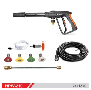 کارواش دینامی چرخ دار 210 بار 2800 وات خودمکش محک HPW-210