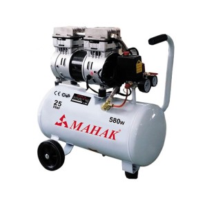 کمپرسور 10 لیتری بیصدا بدون روغن محک مجهز به شیر برقی HSU550-10L