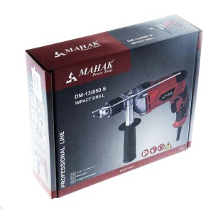 دریل چکشی ۱۳ میلیمتر 850 وات نیم گیربکس محک DM-13/850S