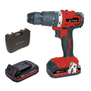 دریل شارژی 20 ولت چکشی براش لس محک با کیف BCD-20 LI Kit