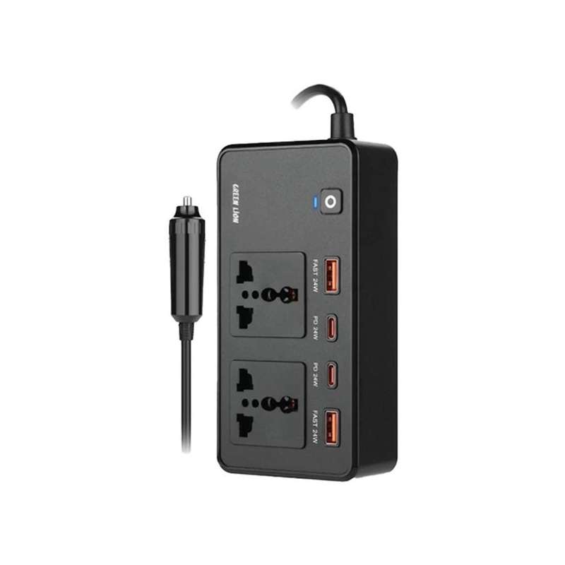 اینورتر فندکی خودرو 200 وات گرین لاین مدل GC-200