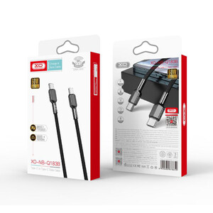 کابل شارژ TYPEC به typec ایکس او مدل XO-NB-Q183B طول 1 متر