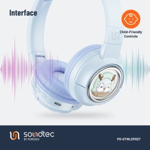 هدفون بی‌سیم کودک گرین لاین مدل Green Lion Kids Wireless Headphone GK-500