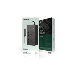 اینورتر فندکی خودرو 200 وات گرین لاین مدل GC-200