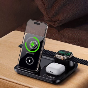 شارژر بیسیم 3کاره گرین Green Lion 3 in1 Multifunctional Wireless Charger