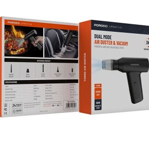 توربوجت پرودو مدل Porodo Lifestyle 2-in-1 Handheld Vacuum &amp;amp; Air Duster  - مشکی